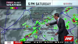 First Alert Forecast: More pop-up weekend storms