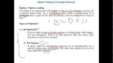 Principles of Foreign Exchange - Option Trading