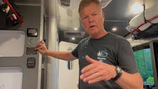 Airstream Basecamp 20X  Dewinterization Video 2, Sanitize Fresh Water Tank and Water Lines