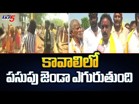 కావాలిలో పసుపు జెండా ఎగురుతుంది | TDP MLA Candidate Kavya Krishna Reddy Election Campaign | TV5 News - TV5NEWS