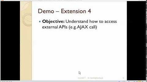 Part 4 - Chrome Extensions Dev -  AJAX