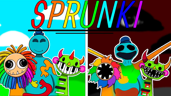Eu juntei SPRUNKI + POPPY PLAYTIME 4