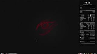 Conky и Conky Manager - системный монитор для Linux screenshot 2