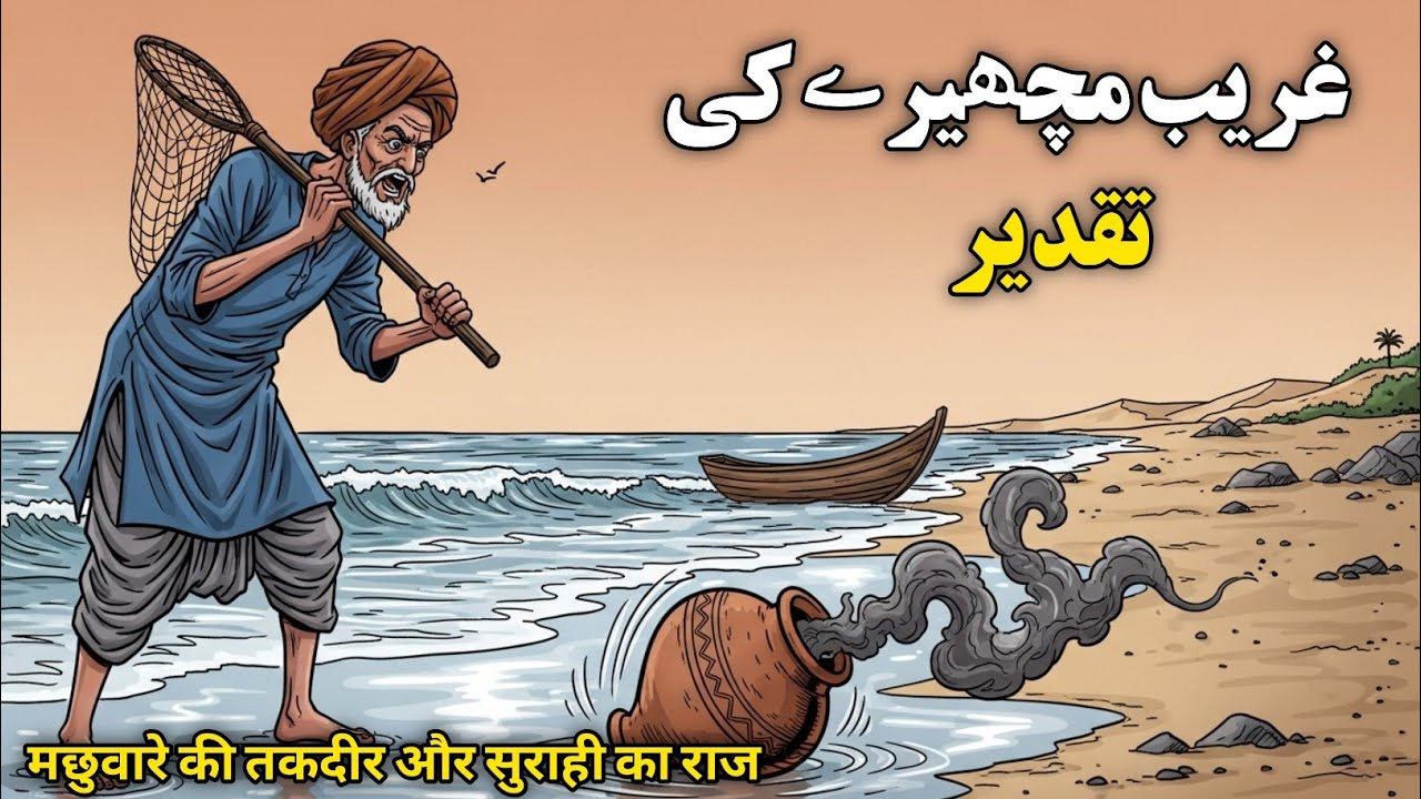 Gareeb Machera Aur Surahi Ka Raaz |Alif Laila Story |Ms Voice 