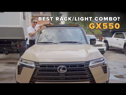 Kuat DEK Roof Rack on the GX550 — No Drilling, Two Light Options