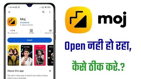 moj app nhi chal raha kaise thik kare!! how to fix moj app not working problem!!