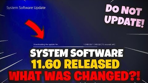 NEW PLAYSTATION 5 SYSTEM SOFTWARE UPDATE 11.60 RELEASED! DOWNLOAD IT NOW!