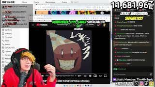 KreekCraft listens to Roblox FORSAKEN CUPCAKE C00LKIDD THEME