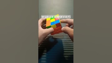 Easiest OLL Algorithms Part 24 • OLL 19 | #rubik #rubikscube #cfop #speedcubing #oll #shorts