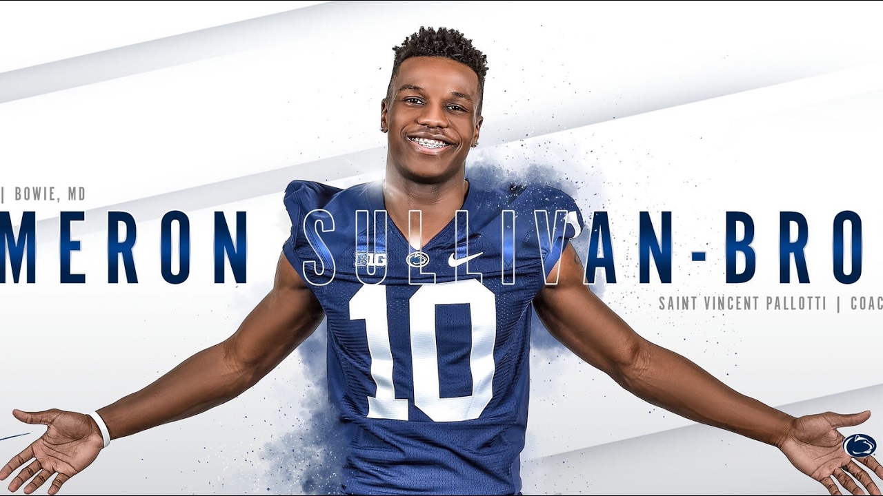 Class of 2017 PSU WR commit Cameron Sullivan brown highlights YouTube