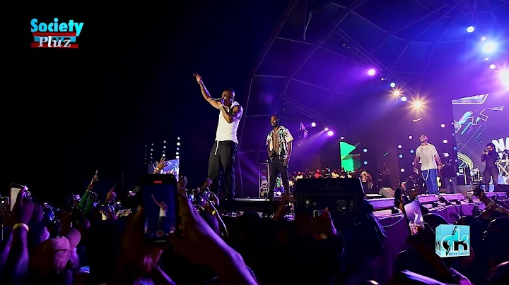 ZLATAN X NAIRA MARLEY BRINGS DOWN ROOF WITH THEIR IGNITING PERFORMANCE AT MARLIANS FEST.A MUST WATCH