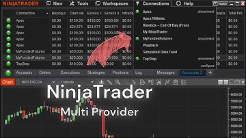 NinjaTrader How to enable Multi Provider mode for Rithmic, Tradovate, and Continuum connections