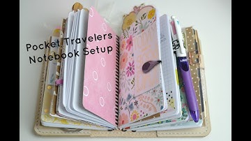 Pocket Travelers Notebook Set up November 2016