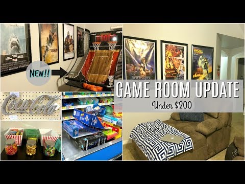 SHOPPING FOR GAME ROOM @ HOBBY LOBBY & WALMART + Set Up