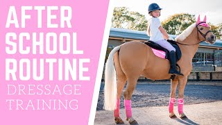 After school routine at the yard  Dressage Training