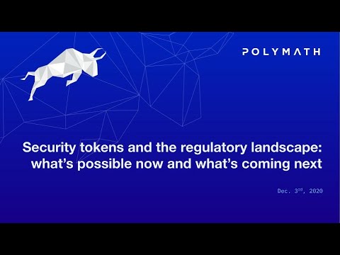 Security Tokens and the Regulatory Landscape: what's possible now and what's coming next