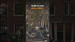 I built my own photo editor. I built my own photo editor.