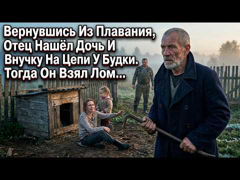 Вернувшись Из Плавания, Отец Нашёл Дочь И Внучку На Цепи У Будки. Тогда Он Взял Лом...