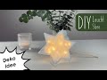 DIY Leuchtstern selber Nähen | Dekoidee | Filzstoff