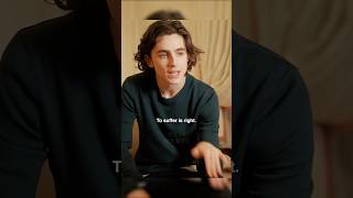 Timothee Chalamet on Love