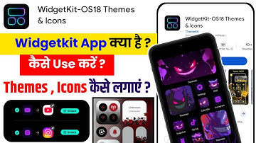 Widgetkit App Kaise Use Kare | How To Use Widgetkit App | Widgetkit-os18 Themes And Icons