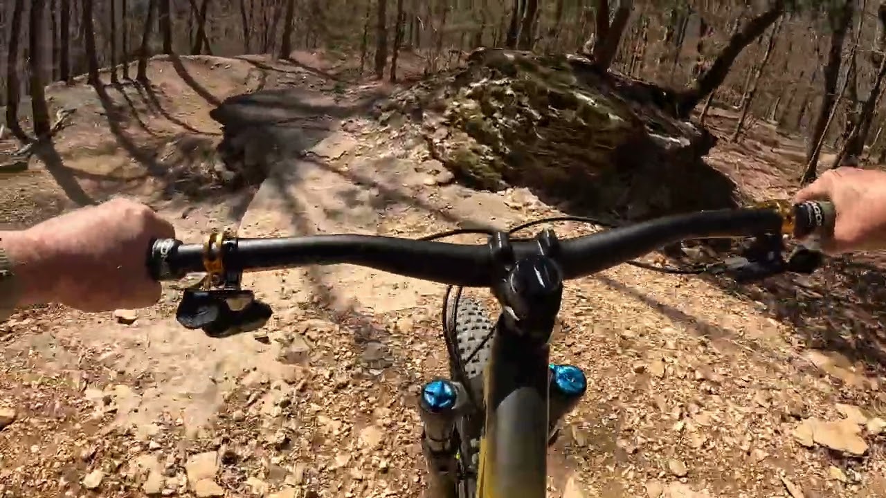 DH 4 Downhill Mountain Bike Trail at The Gravity Feed, Lake Leatherwood in Eureka Springs, AR