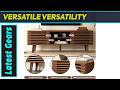 MAISONARIA Living Room Table Set: Walnut Charm &amp; Smart Storage