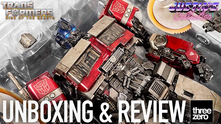 Optimus Prime Transformers Rise of the Beasts Threezero DLX Diecast Unboxing & Review