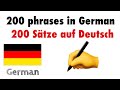 200 Sätze - Deutsch  + Übersetzung in den Untertiteln