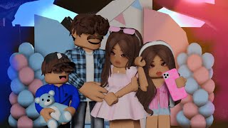 FAMILY’S GENDER REVEAL PARTY! *CHAOTIC?.. 💙💖* Voiced Roblox Bloxburg Rich Family Roleplay