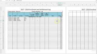 Details Enrollment and Withdrawal Log Tutorial Part 1 Guide
