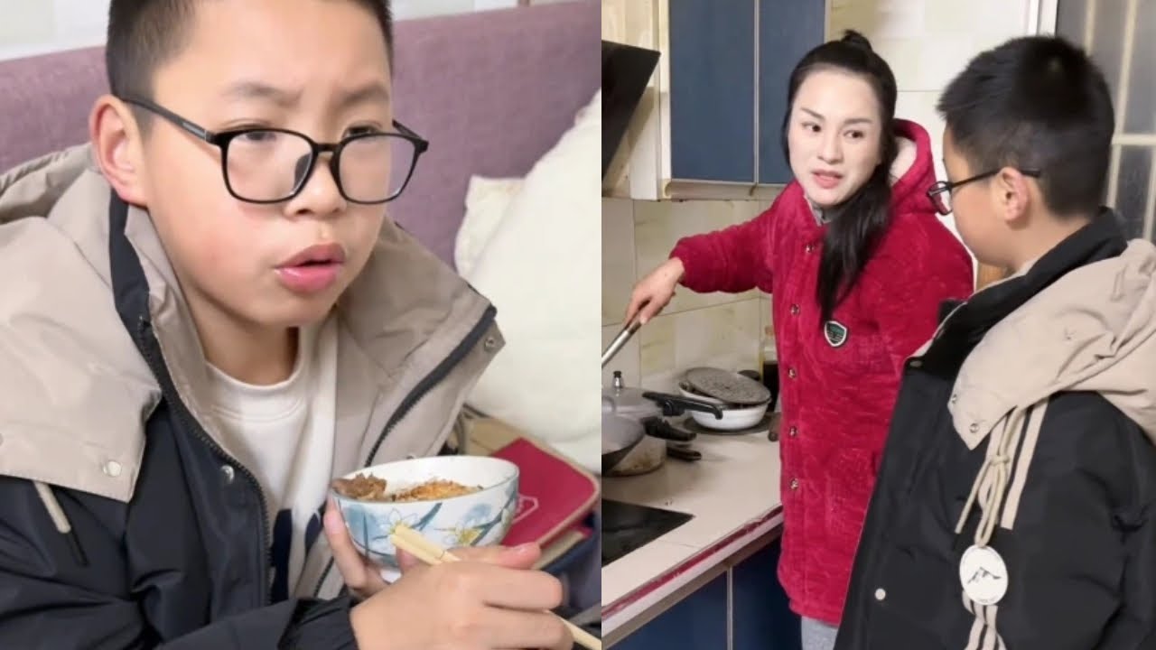 歐弟12歲生日， 小木小鳳居然忘記買蛋糕，歐弟在飯桌上說了這樣一番話 #農村生活 #家庭日常 #乡村生活