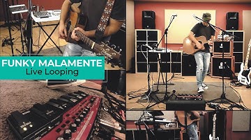 Bass & Live Looping - Simone Vignola plays "Funky Malamente" using a BOSS RC50 Loop Station (Part 3)