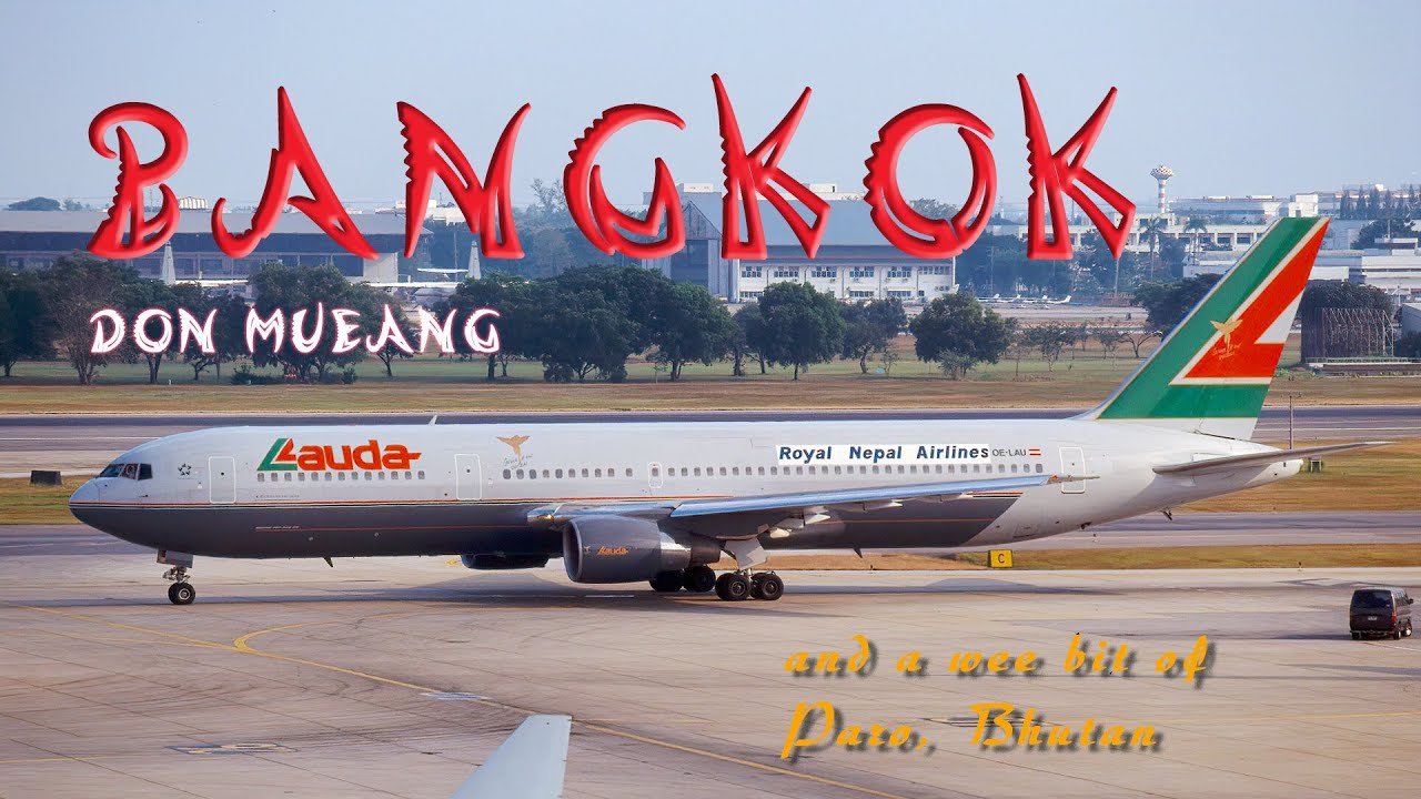 Bangkok Don Mueang airport Boeing 747 767 TriStar