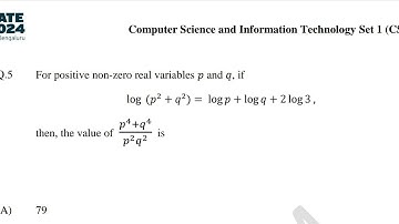 GATE 2024 | CS | EE | CE | ME | EC | SOLVED PROBLEMS | #gate2026preparation #gate2024 #gatesolutions