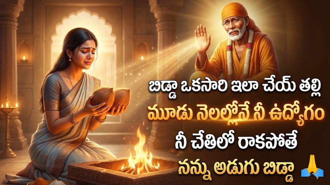 బిడ్డా ఒకసారి ఇలా చేయ్ తల్లి మూడు నెలల్లోనే నీ ఉద్యోగం నీ చేతిలో రాకపోతే నన్ను అడుగు బిడ్డా | jobsol