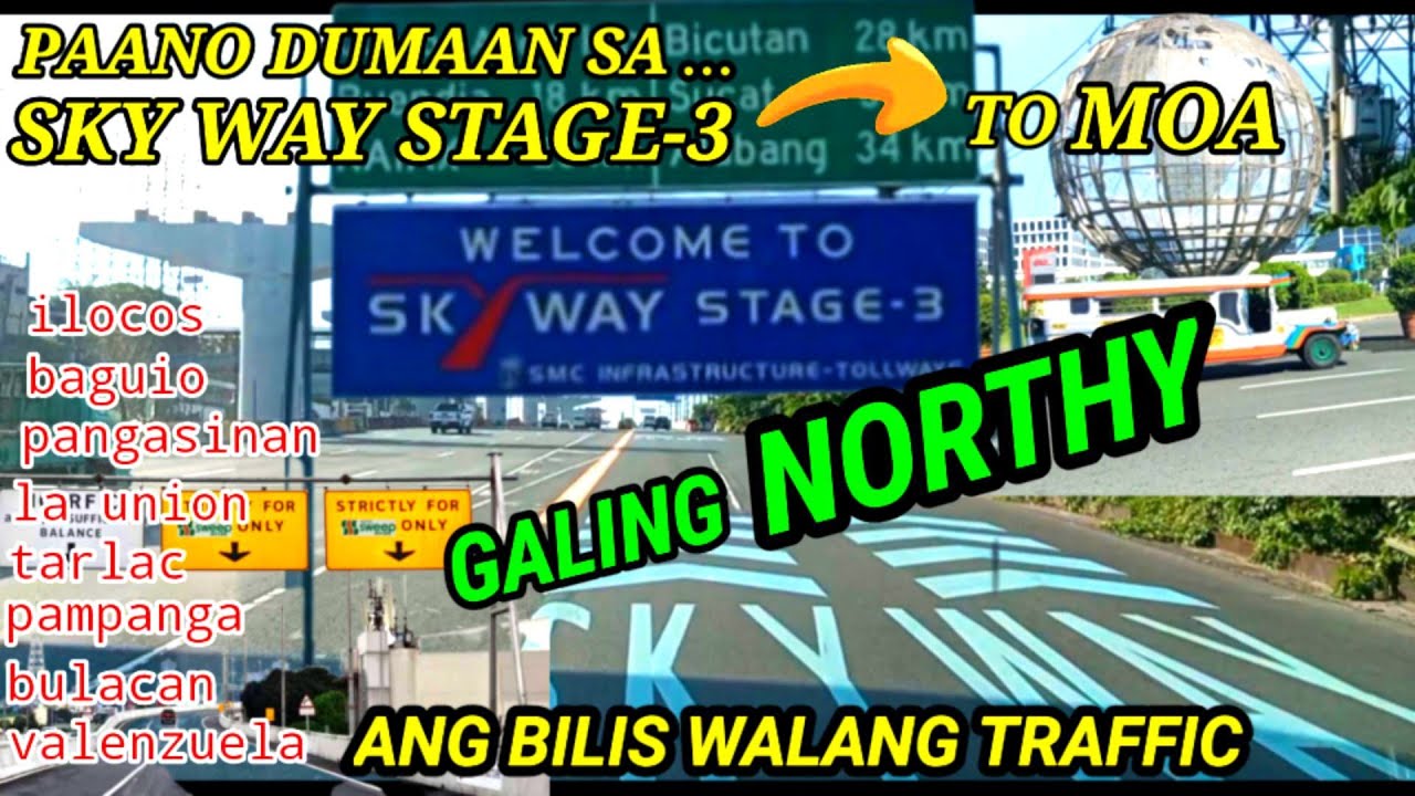 travel guide road trip / paano dumaan sa skyway stage-3 / Ang bilis walang traffic...