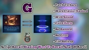 Script Recall Blazing West To Recall Seal Of Anvil + Sound & Review RecallWith ABC Folder || Hanya G