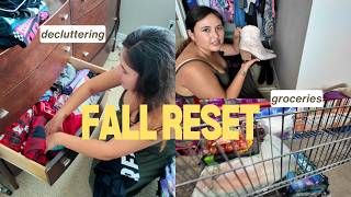 Productive Fall Reset 🍂 decluttering & grocery shopping pt 1