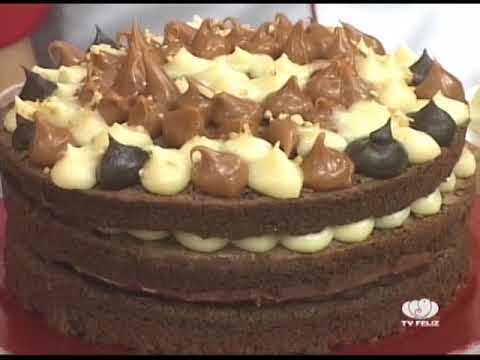 Culinária: aprenda uma receita deliciosa de naked cake de brownie. VOCÊ FELIZ (08/01/18) tv kanalları