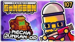 Gold Mecha Junkan | Part 107 | Let's Play: Enter the Gungeon: Farewell to Arms | HD