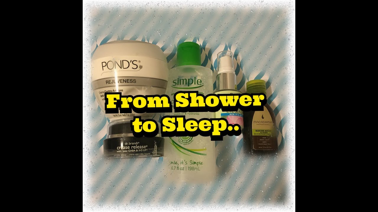 My Current Nighttime Shower To Sleep Routine! YouTube