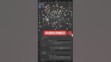 Easy Snowfall Animation in Blender 4.0 ❄️😱 #shorts #blender #tutorial #blendertutorial