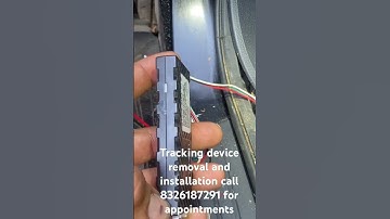 Tracking device and killswitch removal and install call 8326187291 for appointments north Houston