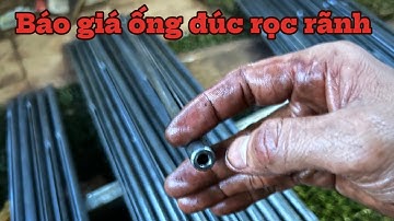 Lại là ống thép đúc rọc rãnh làm nỏ bắn bi và ná cao su cho anh em đam mê 7/6/2025