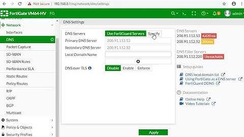4 Static route and Dns