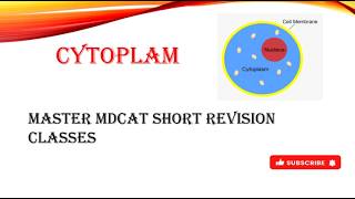 Master MDCAT short revision biology class series # Cytoplasm