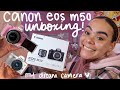 ✰ CANON EOS M50 UNBOXING/SET UP! is it worth $700? + the REAL camera I recommend for new youtubers!✰