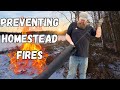 Alaska Winter Safety! Cleaning Our Wood CookStove Pipes to Prevent Chimney | Homestead Fires!