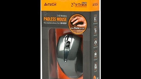 Мышь A4 Tech G9-500 F -1, V-Track Wireless Black, полный обзор.